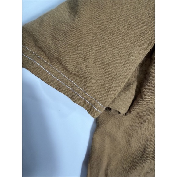 FULL TILT. T Shirt Mens L Short Sleeve Cow Bull Skull Skeletons Brown Head - Picture 8 of 10